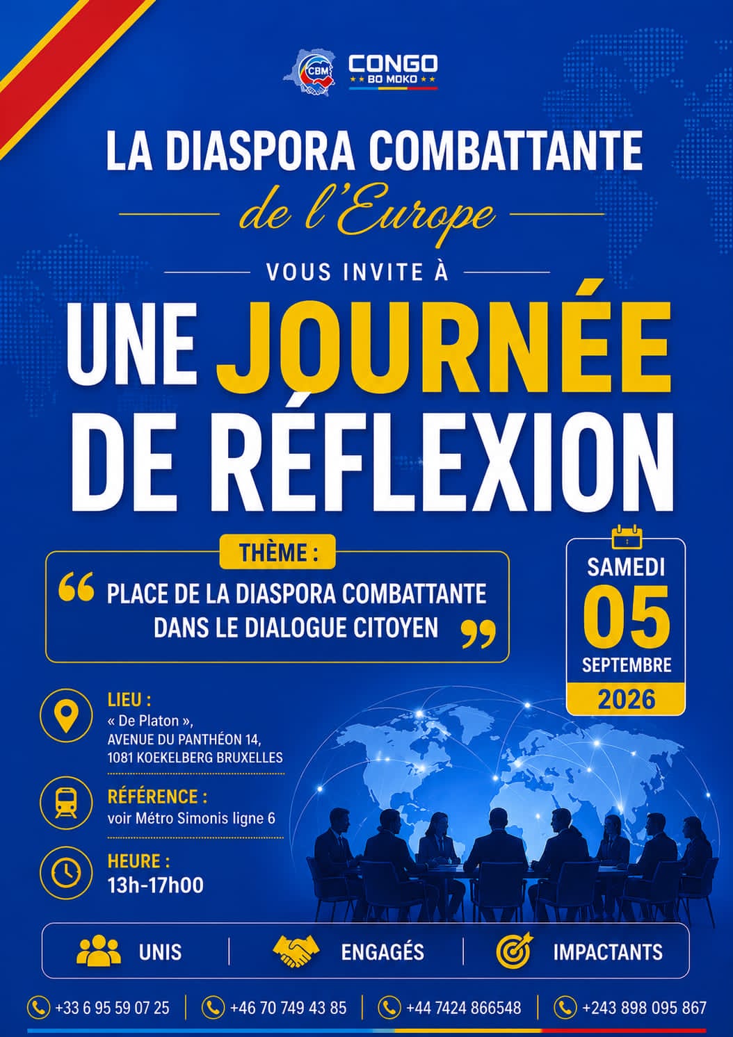 Rencontre préparatoire de la diaspora congolaise à Bruxelles